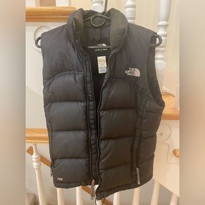 North Face Black Puffer Vest